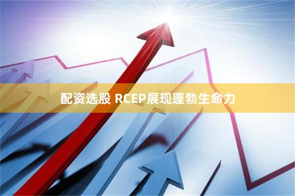 配资选股 RCEP展现蓬勃生命力